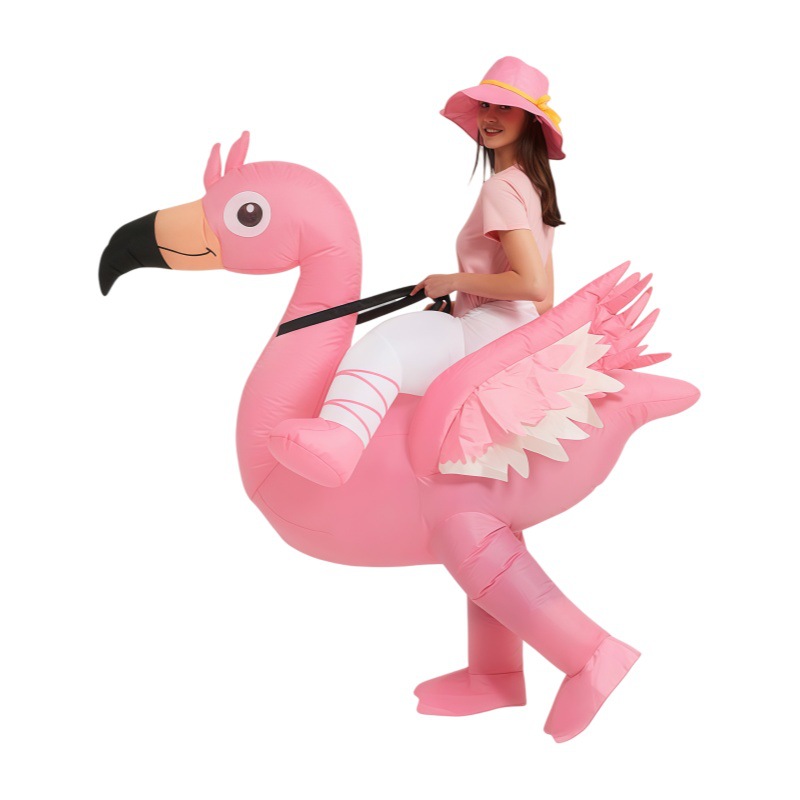 Prop For Cosplay - Disfraces inflables de flamenco rosa, ropa