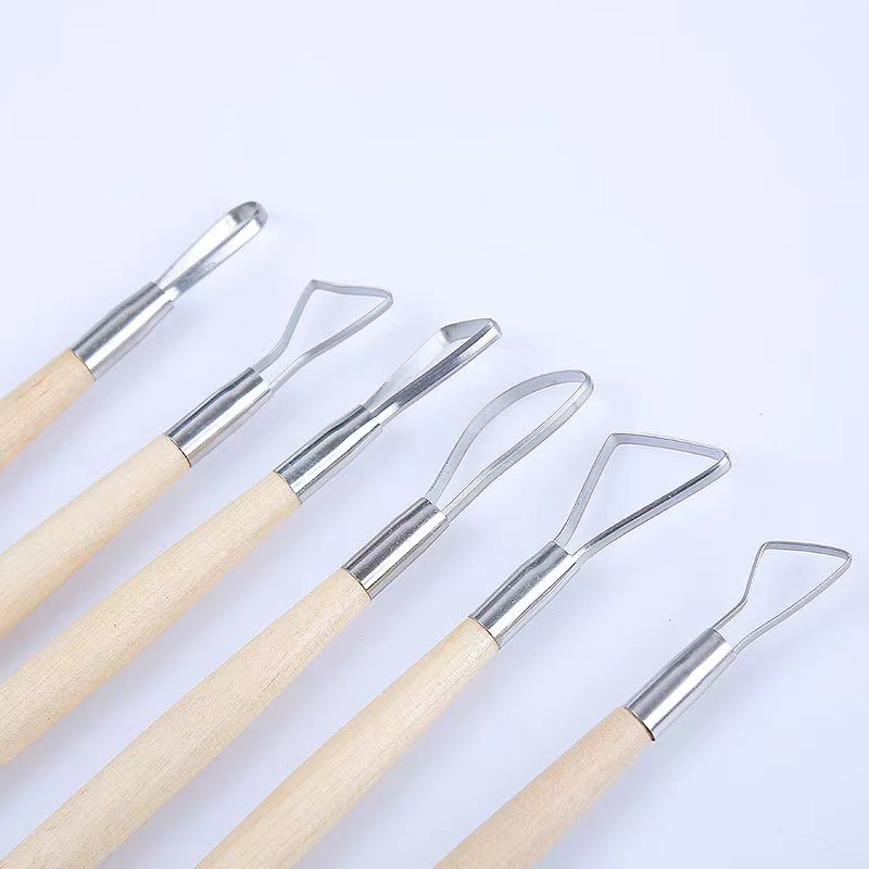 6 uds mango de madera cera cer - Craft Knife Set reseña y precio